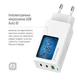 Мережевий зарядний пристрій ColorWay GaN Mini 65W PD Port PPS USB (USB-2C1A) White (CW-CHS058PD-WT) - зображення 10