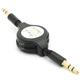 Кабель Ewell Audio 3.5 мм, 3pin M/M 0.7 м, раздвижной, черный (EW733) - изображение 2