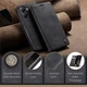 Чехол книжка Caseme с магнитом для Poco X7 Pro черный - изображение 3