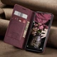 Чехол книжка Caseme с магнитом для Poco X7 Pro бордовый - изображение 2