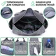 Сумка органайзер на коляску универсальная для мамы BAVO BabyBag B-1 Серая - изображение 3
