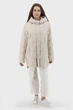 Жіноча куртка casual з капюшоном, синтепон, осінь-весна Snow Owl (молочний, XL), 35077, 27443 - изображение 1