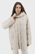 Жіноча куртка casual з капюшоном, синтепон, осінь-весна Snow Owl (молочний, XL), 35077, 27443 - изображение 2