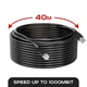 Наружный интернет кабель 40м патч корд кабель для интернета CAT5e LAN UTP (Gigabit RJ45, до 1000Мбит/с) (0460unk) - изображение 1