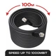 Наружный интернет кабель 100м патч корд кабель для интернета CAT5e LAN UTP (Gigabit RJ45, до 1000Мбит/с) (0462unk) - изображение 1