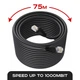 Наружный интернет кабель 75м патч корд кабель для интернета CAT5e LAN UTP (Gigabit RJ45, до 1000Мбит/с) (87151/75unk) - изображение 1