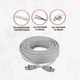 Сетевой медный патч корд Kabelist 150м U/UTP Cat5e 24AWG кабель для интернета с высокой скоростью 1000 мбит/с (88050sk) - изображение 3