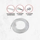 Сетевой медный патч корд Kabelist 10м U/UTP Cat5e 24AWG кабель для интернета с высокой скоростью 1000 мбит/с (88040sk) - изображение 3