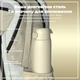 Пляшка для води металева ION8 1200 мл. Stainless Steel, Creamy White - зображення 5