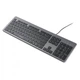 Клавиатура Vinga KB735 black-grey - изображение 1