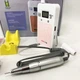 Портативный фрезер для ногтей Nail Drill YT-928 аккумуляторный с индикатором заряда на 35 000 оборотов. Цвет: белый - изображение 1