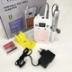 Портативный фрезер для ногтей Nail Drill YT-928 аккумуляторный с индикатором заряда на 35 000 оборотов. Цвет: белый - изображение 9