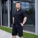 Рубашка мужская Marsel Pobedov льняная XXL синяя (24816) - изображение 3