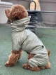 Дощовик для собак Dogs Bomba на флiсi оливка MF-25 3 р. - зображення 1