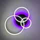 Люстра светодиодная потолочная LUMINARIA GENNY ROUND RGB 80W 4R 605x420 BLACK 220V IP20, LED светильник с пультом ДУ - изображение 11
