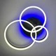 Люстра светодиодная потолочная LUMINARIA GENNY ROUND RGB 80W 4R 605x420 BLACK 220V IP20, LED светильник с пультом ДУ - изображение 13