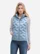 Теплый жилет женский Tom Tailor 1044394-10394 S Голубой (4068127755636) - изображение 1