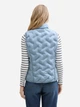 Теплый жилет женский Tom Tailor 1044394-10394 S Голубой (4068127755636) - изображение 2