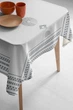 Скатертина Lotus Home 120107959 140*140 см Бавовна Білий - изображение 1