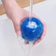 Многоразовые мячики для стирки одежды Blue Panda набор шариков - ловушек для собирания ворса / шерсти / ниток / волос во время машинной стирки одежды, 2 шт, синий (104303816) - изображение 4