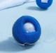 Многоразовые мячики для стирки одежды Blue Panda набор шариков - ловушек для собирания ворса / шерсти / ниток / волос во время машинной стирки одежды, 2 шт, синий (104303816) - изображение 5