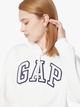 Bluza damska z kapturem kangurka GAP V-Gap Heritage Po Hd 463506-21 S Biała - obraz 4
