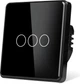 Сенсорний димер 1DAL з WiFi + BLE, 1 канал, Чорний Скло, З нулем (G86D-DR.WF.BL) - зображення 1