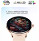 Смарт часы женские Colmi V89 Gold пульсометр, прием звонков, разговор, Amoled экран - изображение 7