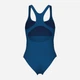 Купальник слитный женский Arena Solid Swimsuit Control Pro Bac 005910-850 44 Темно-голубой (3468337486183) - изображение 4