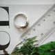 Серебряное кольцо с натуральным сапфиром 0.938ct, вес изделия 2,85 гр (2178699) - изображение 5