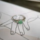 Серебряное кольцо с натуральным изумрудом 0.808ct, вес изделия 2,02 гр (2181774) - изображение 5