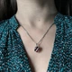Серебряная подвеска с гранатом 3.993ct (2182238) - изображение 7