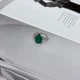 Срібна каблучка з натуральним агатом 3.25ct, вага виробу 2,87 гр (2170983) - зображення 2
