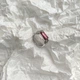 Срібна каблучка з натуральним рубіном 3.231ct, вага виробу 5,78 гр (2167136) - зображення 3