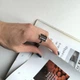 Серебряное кольцо с натуральным раухтопазом (дымчатым кварцем) 7.201ct, вес изделия 5,13 гр (2183587) - изображение 6