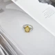 Срібна каблучка з цитрином nano 3.117ct, вага виробу 2,81 гр (2171836) - зображення 2