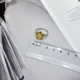 Срібна каблучка з цитрином nano 3.117ct, вага виробу 2,81 гр (2171836) - зображення 3