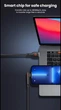 Кабель USB Type-C для швидкого заряджання Huawei Mate (1 метр), 90 градусів, берюзовий - зображення 7