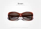Женские поляризационные солнцезащитные очки KINGSEVEN 7260 Brown - изображение 2