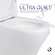 Напольный унитаз Qtap безобедочный Ultra Quiet с сиденьем Soft-close белый для ванной комнаты туалетный унитаз (600628) - изображение 5