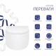 Подвесной унитаз Qtap безободочный с сиденьем Soft-close для ванной комнаты керамический туалетный унитаз (600261) - изображение 3