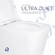 Унитаз подвесной Qtap безобедочный Ultra Quiet с сиденьем Soft-close белый для ванной туалетный унитаз (600577) - изображение 5