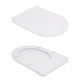 Унитаз-компакт Qtap безободочный Ultra Quiet с сиденьем Soft-close для санузла туалетный унитаз (600428) - изображение 8