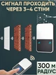 Дзвінок бездротовий вуличний з підсвіткою та 38 мелодіями дальність 300 м IP44 Smart Wireless Doorbell на батарейках чорний (Model U500-WW) - зображення 2