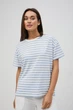 Футболка у смужку Wear me S Блакитний (18_25_35_11436) - изображение 1