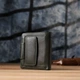 Вертикальний жіночий гаманець з натуральної шкіри ST Leather 23070 зелений - зображення 10