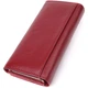 Элегантный кошелек в два сложения из натуральной кожи ST Leather 23065 бордовый - изображение 2