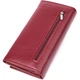 Практичный вертикальный кошелек из натуральной кожи ST Leather 23085 бордовый - изображение 2