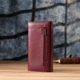 Практичный вертикальный кошелек из натуральной кожи ST Leather 23085 бордовый - изображение 9