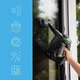 Ручний пароочисник MalTec HDS3550W-PRO для дому та авто, 1350 Вт, 550 мл, IPX4, 6 насадок та аксесуарів, чорний. - зображення 7